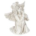 Floristik24 Figurka anioła modlącego się, dekoracja grobu, siedząca, 13 cm, 2 sztuki