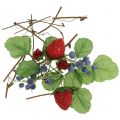 Floristik24 Zestaw rzemieślniczy jagody, dekoracyjne gałęzie i liście