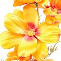 Floristik24 Cosmea Kosmee koszyk na biżuterię sztuczny kwiat pomarańczowy 75cm