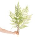 Sztuczna gałązka paproci, ozdobna zielona roślina do kompozycji kwiatowych, 80 cm | Floristik24.pl