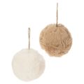 Floristik24 Dekoracyjna bombka-pompon na choinkę, 10cm