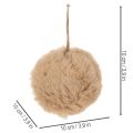 Dekoracyjna bombka-pompon na choinkę, 10cm | Floristik24.pl