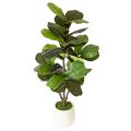 Floristik24 Sztuczny Ficus lyrata 120 cm dekoracyjny do salonu