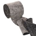Dwukolorowy zawias do garnków z filcu wełnianego, szaro-czarny, 15 cm x 5 m | Floristik24.pl