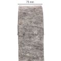 Taśma filcowa, pasek do garnków, 100% wełny, szaro-czarna, szerokość 7,5 cm, długość 5 m | Floristik24.pl