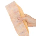 Taśma filcowa jako dwukolorowa podkładka pod garnek z czystej wełny, pomarańczowa/wielokolorowa, szerokość 7,5 cm, długość 5 m | Floristik24.pl