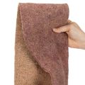 Dwukolorowa taśma filcowa z filcu wełnianego, 100% wełny, fioletowo-brązowa, 15 cm x 5 m | Floristik24.pl
