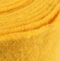 Floristik24 Wstążka filcowa 15cm x 5m żółta