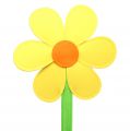 Floristik24 Filcowy kwiat żółty 87 cm