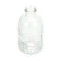 Floristik24 Ozdobne butelki mini wazony szklane świeczniki wys. 12,5cm 6szt