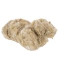 Floristik24 Naturalna beżowa wełna owcza, luzem, do prac rękodzielniczych i dekoracji, 250g