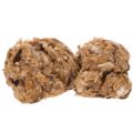 Floristik24 Wełna owcza brązowa melanżowa, wełna naturalna, luzem, do rękodzieła, 250g