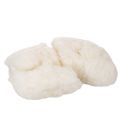 Floristik24 Luźna wełna owcza, wełna naturalna, biały melanż, uniwersalny, 250g