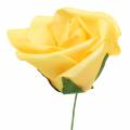 Floristik24 Róża piankowa Ø6cm żółta 27szt