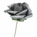 Floristik24 Róża piankowa Ø7,5 cm różne kolory 18 sztuk