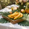 Sztuczny Banan Dekoracja Żółty Sztuczny Owoc Jak Prawdziwy 18 cm | Floristik24.pl