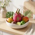 Sztuczny owoc ozdobny pitahaya smoczy Ø8cm Dł.15cm | Floristik24.pl