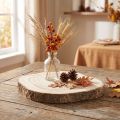Plaster drzewa Paulownia Ø20-25cm naturalny dekoracyjny plaster drewniany | Floristik24.pl