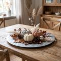 Deco Plate Metal Plate Vintage Deco Grey Ø33cm | Floristik24.pl