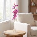 Storczyk Phalaenopsis sztuczny 6 kwiatów fioletowy 70cm | Floristik24.pl