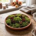 Podstawka ceramiczna, spodek terakota Ø14,5cm | Floristik24.pl
