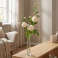 Gałązka różana Crème/Rosè 100cm | Floristik24.pl