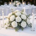 Róża piankowa Ø4,5cm biała 36 szt | Floristik24.pl