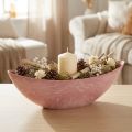 Miska dekoracyjna Miska na rośliny różowa 39cm x 12cm W13cm | Floristik24.pl