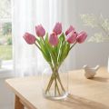 Dekoracja Kwiatowa Tulipany Sztuczne Kwiaty Fioletowe 20cm 6 Szt | Floristik24.pl