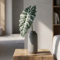 Sztuczny liść strzałki sztuczna roślina alocasia deco green 74cm | Floristik24.pl