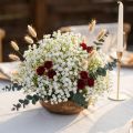 Gipsówka biała sztuczna dł.30cm 12szt | Floristik24.pl
