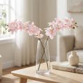Sztuczne Orchidee Jasnoróżowe Sztuczne Kwiaty Prawdziwy Dotyk 58cm 2szt | Floristik24.pl