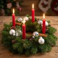 Mini bombki choinkowe srebrne mix Ø2,5cm 22 szt. | Floristik24.pl
