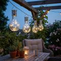 Ozdoba ogrodowa, żarówka solarna LED ciepła biel H15cm 5 szt. | Floristik24.pl