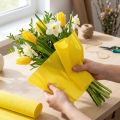 Papier krepowy Florist żółty 50x250cm | Floristik24.pl