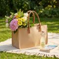 Torba filcowa z efektem rafii 50cm x 25cm x 25cm | Floristik24.pl