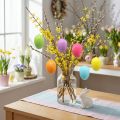 Pisanki do zawieszenia kolorowe 6cm 12 szt | Floristik24.pl