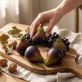 VIANA Zestaw dekoracyjnych fig 8 cm, 6 elementów – sztuczne owoce do dekoracji stołu i na imprezę | Floristik24.pl