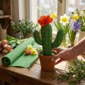 Papier florystyczny krepowy zielony 50x250cm | Floristik24.pl