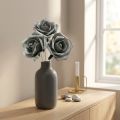 Pianka Różana Szara Ø15cm 4 szt | Floristik24.pl