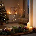 Gwiazda LED z pojemnikiem na baterie na stojaku na parapet i stół 46cm | Floristik24.pl