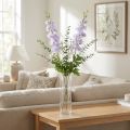 Sztuczne Kwiaty Delphinium Jasnofioletowe na Łodydze 90cm 2szt | Floristik24.pl
