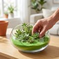 Piasek kolorowy 0,1mm - 0,5mm zielony 2kg | Floristik24.pl