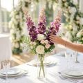 Delphinium dekoracyjny jako sztuczny kwiat do stylowych akcentów kwiatowych, 79 cm, 3 sztuki | Floristik24.pl
