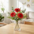 Kwiaty sztuczne Gerbera Czerwone 45cm | Floristik24.pl