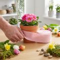 Wstążka filcowa różowa wstążka doniczkowa wstążka wełniana filc wełniany szer. 15 cm dł. 5 m | Floristik24.pl