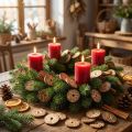 Drewniane plastry, ozdobne owoce drzewne, naturalne, DIY, FSC, 1-3,5 cm, 300 g | Floristik24.pl