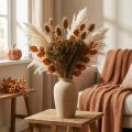Suszone kwiaty Broom Bloom Oliwkowo-zielony 160g 48cm | Floristik24.pl