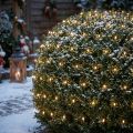 Siatka świetlna LED 384 ciepła biel 3m x 3m do użytku zewnętrznego | Floristik24.pl