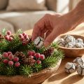 Szyszki cyprysowe 3cm bielone 500g | Floristik24.pl